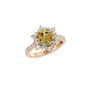 18K Gold Minimal Diamond Ring – 0.37CT
