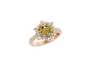 18K Gold Minimal Diamond Ring – 0.37CT