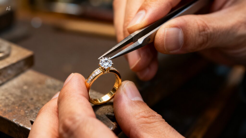 reference image for blog Custom Jewellery vs Ready-Made Jewellery showing difference