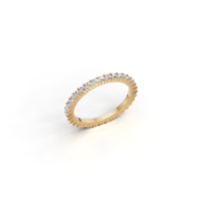 18K Gold Round Diamond Ring – 0.71CT