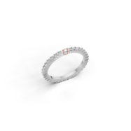 18K Gold Round Diamond Ring – 0.71CT