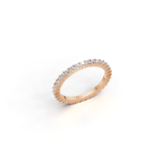 18K Gold Round Diamond Ring – 0.71CT