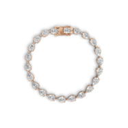 18K Gold Pear Diamond Bracelet – 9.13CT
