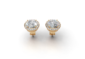 18K Gold Large Diamond Earrings – 8.03CT