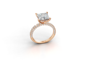 AD-RG-DIA036 — Princess Modern Classic Ring