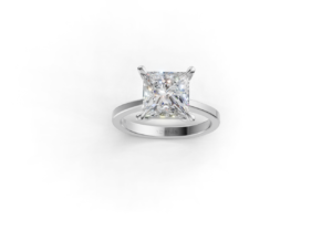AD-RG-DIA034 — Princess Cut Diamond Ring