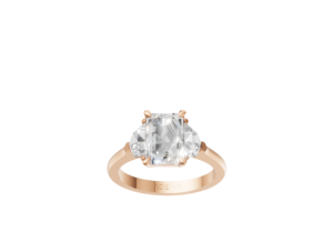 AD-RG-DIA032 — Radiant Three-Stone Ring (Cadillac Sides)