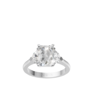 AD-RG-DIA032 — Radiant Three-Stone Ring (Cadillac Sides)